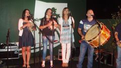 Presentaci�n en A Eira, hace a�os, del disco �A escote�, de Media Ducia y Fol de Veneno