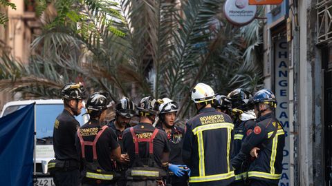 Agentes de bomberos de Barcelona, en una imagen de archivo