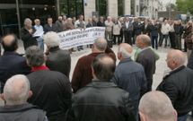 Los prejubilados llegaron a protagonizar movilizaciones en contra del recorte salarial. 