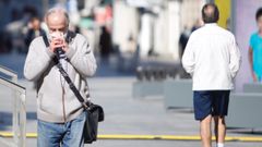 Calles semivac�as en Vigo