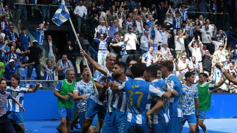 Zakaria Eddahchouri festeja su gol al Andorra