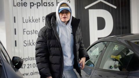 Marius Borg Hoiby, en un encuentro con su abogado el pasado 19 de enero en Oslo