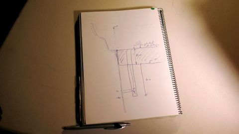 Croquis realizado por el ingeniero �ngel Garc�a, director del operativo de rescate de Julen
