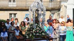 A Virxe da Guadalupe sa�u en procesi�n pola r�a
