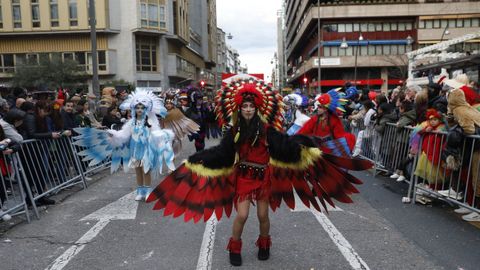 Imagen de archivo del desfile de carnaval en la capital ourensana.