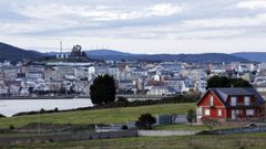 Vista parcial de la costa de Foz desde el municipio de Barreiros
