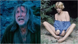 Nicolas Cage, caracterizado como san Jos�, en el filme �The Carpenter's Son�. A la derecha, B�rbara Rey, en una imagen tomada en los a�os 70.