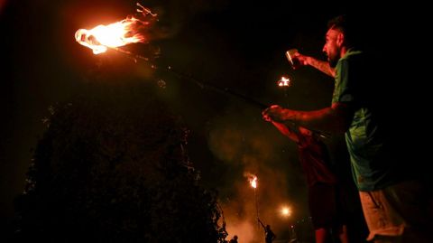 Celebracin del San Juan en Palmeira