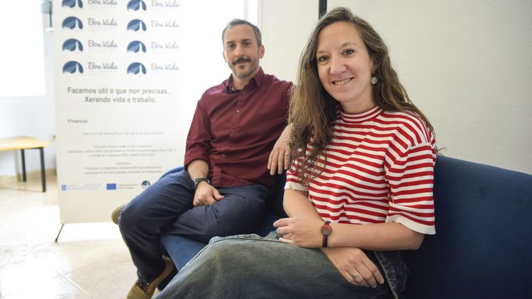 Mariana Rodrigo y Emiliano Cossini, de la oeng� Ecos do Sur.
