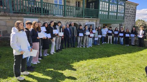 Entrega da cuarta edicin dos Premios Anuais Otero Pedrayo para estudantes de ESO e bacharelato.