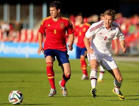 Santi Mina jug� algo m�s de una hora en el primer partido de la fase continental. 