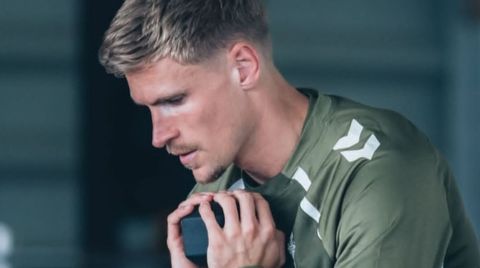 El futbolista del Celta Carl Starfelt, que encadenar� cinco partidos sin estar disponible para el club.