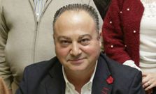Ram�n Vigo durante la fiesta.