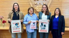 Saborido, Gonz�lez, Lago e Rivadeneira, na presentaci�n.