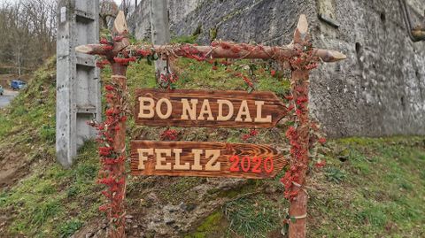 En A Veiga apuestan por un Nadal Enxebre para decorar sus calles