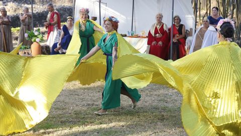 Recreaci�n de la �poca romana en la finca Mirambell de Toralla.