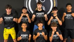 De pie, Gael, Xi�n, Mart�n, Hubo y Lorwin. Abajo, Karim, Eduo y Agust�n