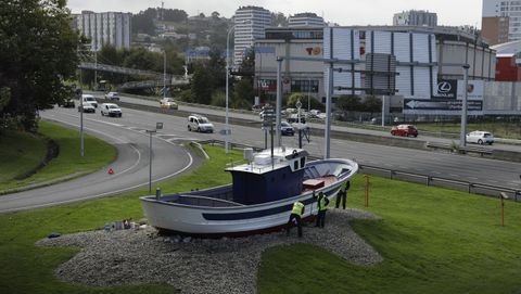 Uno de los enlaces de la avenida de Alfonso Molina.