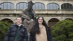 Gabriel Guevara y Laura Soto fueron dos de los 4.257 voluntarios de la USC el pasado curso