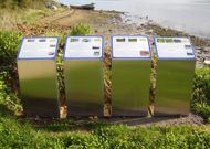 Alg�ns dos paneis informativos instalados no seu d�a por Costas ao longo do litoral de Foz. 