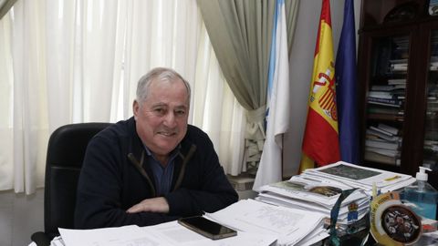 Jes�s Novo, alcalde de O Vicedo, que present� la propuesta en pleno