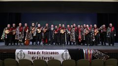 La Tuna de Veteranos de A Corua celebr en el Teatro Coln su 33. aniversario