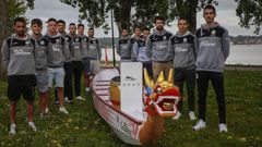 Integrantes del Pirag�ismo R�as Baixas-Boiro que participar�n en el mundial.
