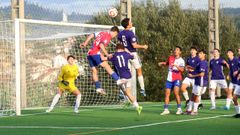 Imagen de un partido anterior del Arousa juvenil