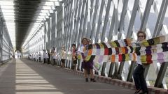 Acto simblico de hermanamiento de las localidades de Tui y Valena celebrado con motivo del 125. aniversario del emblemtico puente sobre el ro Mio