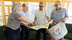 Maruxa Su�rez, Luciano Calvo, Daniel P�rez e Ricardo A��n, na presentaci�n