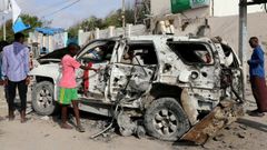 La explosin de un coche y un ataque armado dejaron 15 vctimas fatales en Somalia