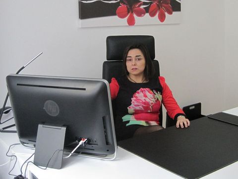 La concejala Mar�a Jos� Ramos, en su despacho de abogada.