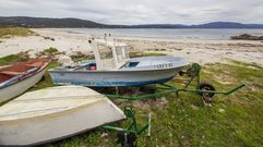 La playa de Langosteira es una de las ms visitadas por vecinos y visitantes 