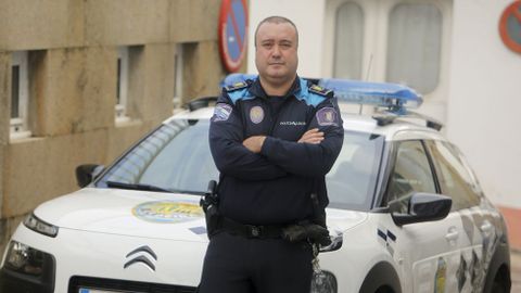 Alberto D�az, jefe de la Polic�a Local de Cedeira