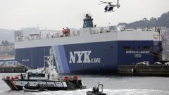 Al abordaje en la r�a de Vigo