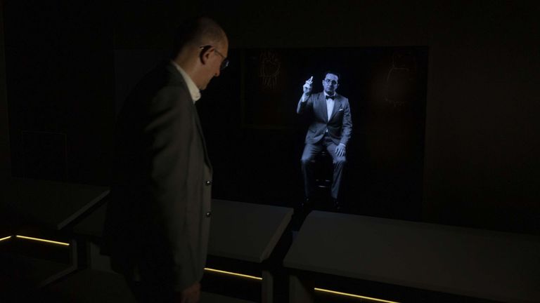 Castelao, «entre nós» e «máis vivo ca nunca» no Gaiás grazas a IA