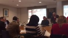 Expulsan a Velo del pleno de Boiro antes de iniciarse la sesi�n
