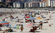 La playa de Silgar tuvo una alta ocupaci�n durante el pasado fin de semana.