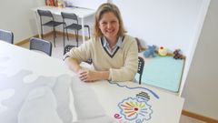 Ana Mar�a Rego, retratada este viernes en las oficinas de �urega, en el local social del Alto