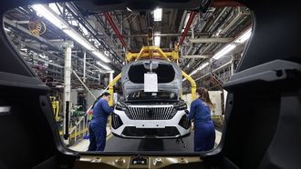 Cadena en la planta de Bala�dos