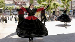 Algunhas das imaxes do concurso de baile tradicional de Nemeth