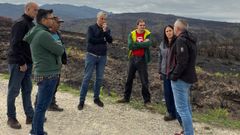 Los diputados visitaron la zona afectada y varias explotaciones del municipio