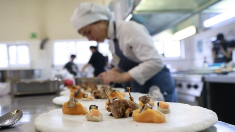 Codorniz y boniato fueron los ingredientes principales de los platos de este a�o