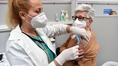 Vacunaci�n masiva contra el covid-19 en Expocoru�a