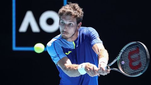 Pablo Carreo en el Abierto de Australia