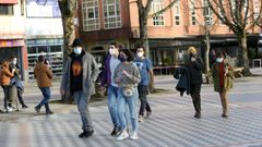 Imagen de la Alameda de Noia, donde se ha pasado de diez a solo dos casos de covid activos en una semana