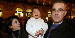 Alfonso Basterra y Rosario Porto, poco tiempo despu�s de la llegada de Asunta.Alfonso Basterra y Rosario Porto, poco tiempo despu�s de la llegada de Asunta