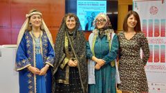 Presentaci�n do certame Youtubeiras coa alcaldesa disfrazada de sultana