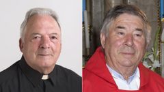 Jes�s Rial (izquierda) y Ricardo Cutr�n (derecha) se ordernaron el mismo d�a en la Catedral de Santiago