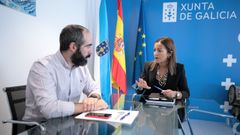 El alcalde de Rianxo se reunin con la titula de Mar.